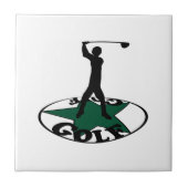 Golf - een geweldig spel tegeltje (Voorkant)