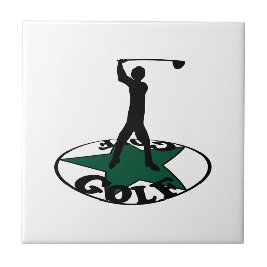 Golf - een geweldig spel tegeltje (Voorkant)