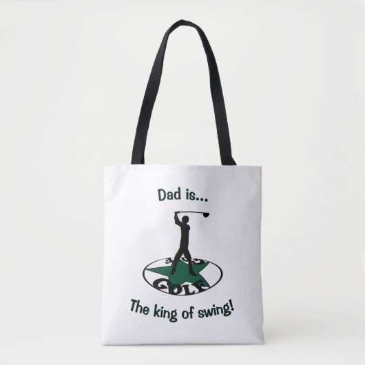 Golf - een geweldig spel tote bag (Voorkant)
