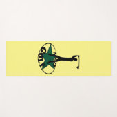 Golf - een geweldig spel yogamat (Voorkant (horizontaal))