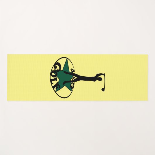 Golf - een geweldig spel yogamat (Voorkant (horizontaal))