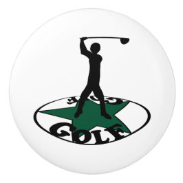 Golf - een geweldige gamekaart keramische knop