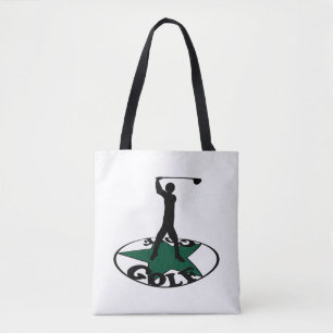 Golf - een prachtig spel kaart tote bag