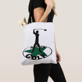 Golf - een prachtig spel kaart tote bag (Dichtbij)