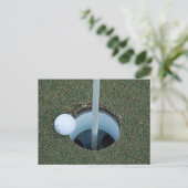 golf... een spel inches briefkaart (Staand voorkant)