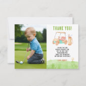Golf Eerste Verjaardag Bedankt (Voorkant)