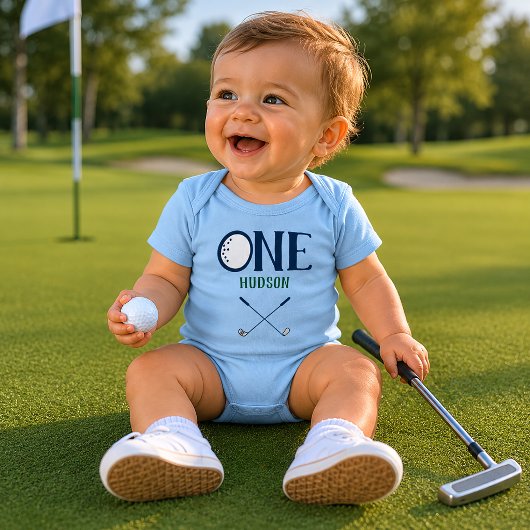Golf Eerste Verjaardag Custom Bodypakje Romper
