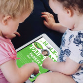 Golf eerste verjaardag feestfoto kaart