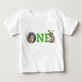 Golf eerste verjaardag foto gepersonaliseerd (Voorkant)