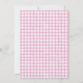 Golf eerste verjaardag par t-shirt uitnodiging (Achterkant)