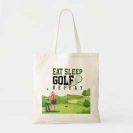 Golf eet golf golf golf tote bag
