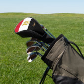 Golf Egypte en Egyptische vlag/Golf Clubs Hoesjes Golfheadcover (Insitu)