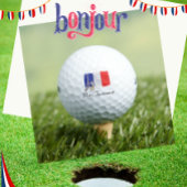 Golf Eiffeltoren met Franse golfervlag Frankrijk Golfballen