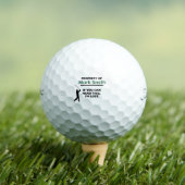 Golf eigendom van golfer die bal met naam verloor (Insitu Shirt)
