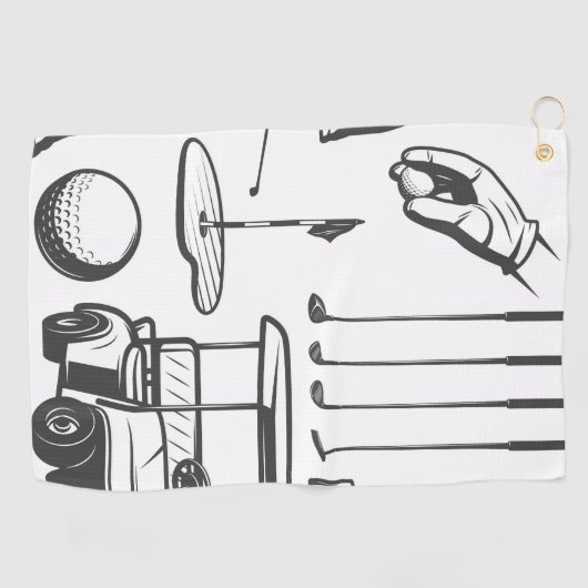  Golf Elements Collectie Handdoek (Horizontaal)