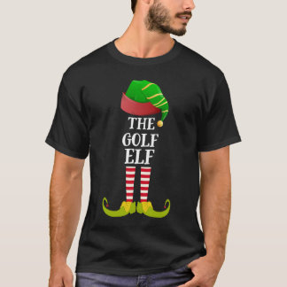 Golf Elf - Funny Matching Family Kerstpyjama T-shirt