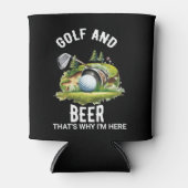 Golf en Beer Blikjeskoeler (Voorkant)