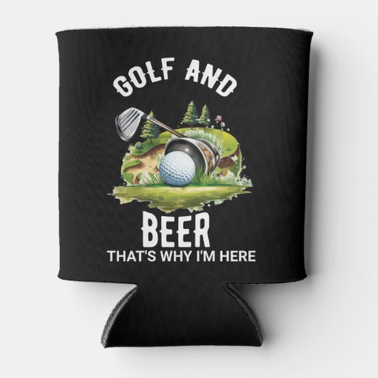 Golf en Beer Blikjeskoeler (Voorkant)
