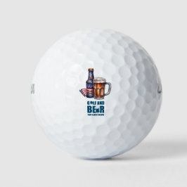 Golf en Beer Golfballen