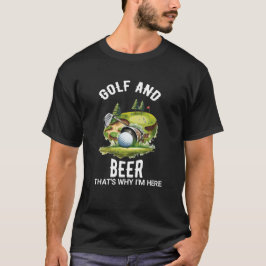 Golf en Beer T-shirt