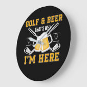 Golf en bier dat waarom ik hier Golfbier ben Grote Klok (Hoek)