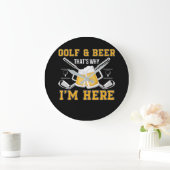 Golf en bier dat waarom ik hier Golfbier ben Grote Klok (Huis)