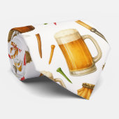 Golf en Bier voor Golfer Stropdas (Opgerold)