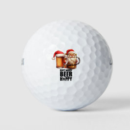Golf en Bier voor Kerstmis Golfballen