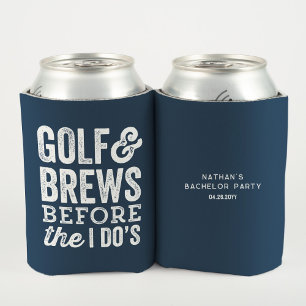 Golf en brouwsels voor ik doe marine vrijgezellenf blikjeskoeler