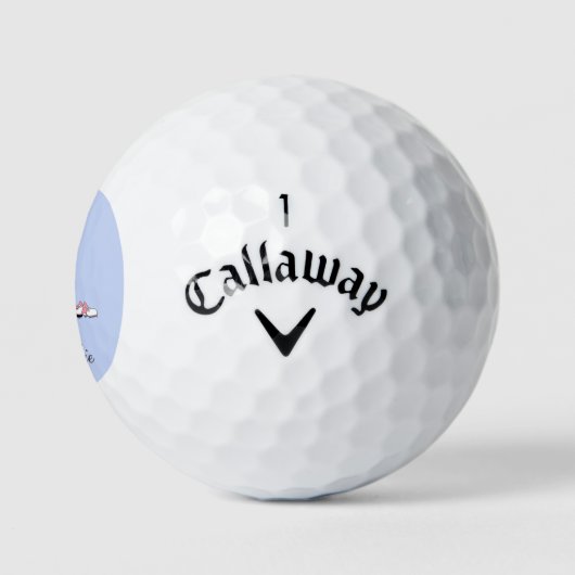 Golf en Gardening - Gepersonaliseerde dames Golfballen (Logo)