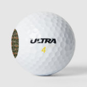 Golf en Gevist Brook Trout Sinaasappel Grijs Groen Golfballen (Logo)