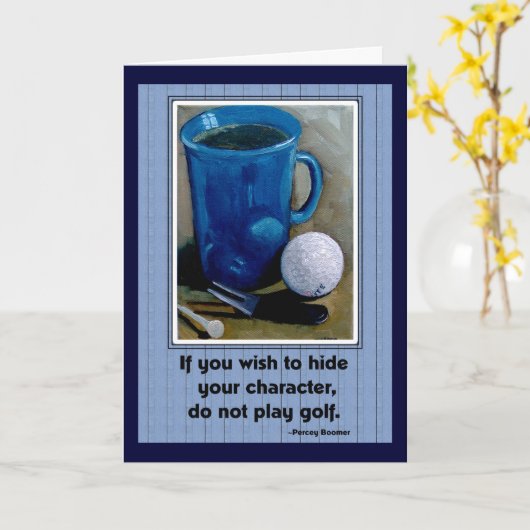 GOLF EN KARAKTER: De Kaart van vaderdag (Gele Bloem)