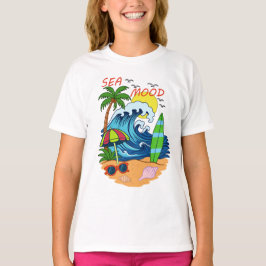 Golf- en palmbomen kids T-shirt
