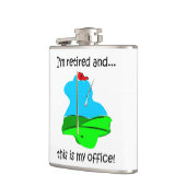 golf en pensionering heupfles (Links)