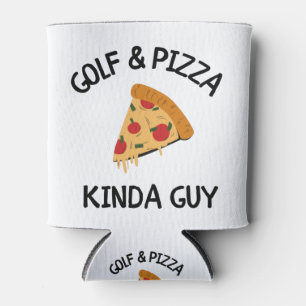Golf en pizza blikjeskoeler