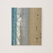 Golf en voetsporen  - legpuzzel (Verticaal)