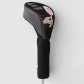 Golf en wijn voor golfer golfkappen golfheadcover (Schuin)