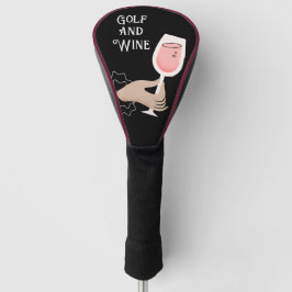 Golf en wijn voor golfer golfkappen golfheadcover