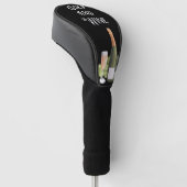 Golf en wijn voor golfer golfkappen golfheadcover (Schuin)