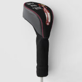 Golf en wijn voor golfer golfkappen golfheadcover (Schuin)