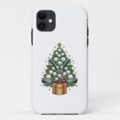 Golf Equipment Kerstmis Golf Case-Mate iPhone Case (Achterkant)