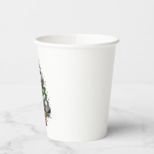 Golf Equipment Kerstmis Golf Papieren Bekers (Links)