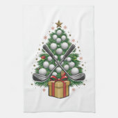 Golf Equipment Kerstmis Golf Theedoek (Verticaal)