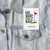 Golf Eten Slapen Golf Herhalen Button (Insitu)