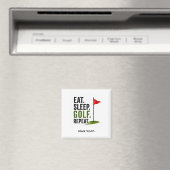 Golf Eten Slapen Golf Herhalen Magneet (Insitu (Vaatwasser))