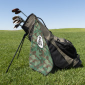 Golf, Eten, Slapen, Herhaal Golf Handdoek (Groen)