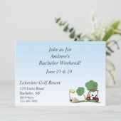 Golf Evenement Kaart (Staand voorkant)