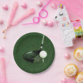 Golf Evenement Papieren Bordje (Feest)