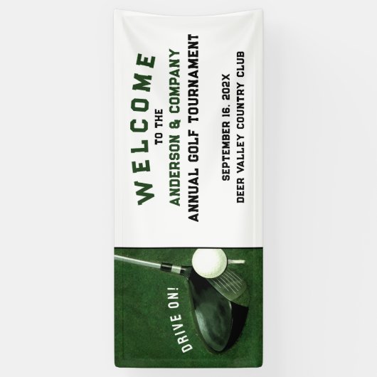 Golf Evenement Spandoek (Verticaal)