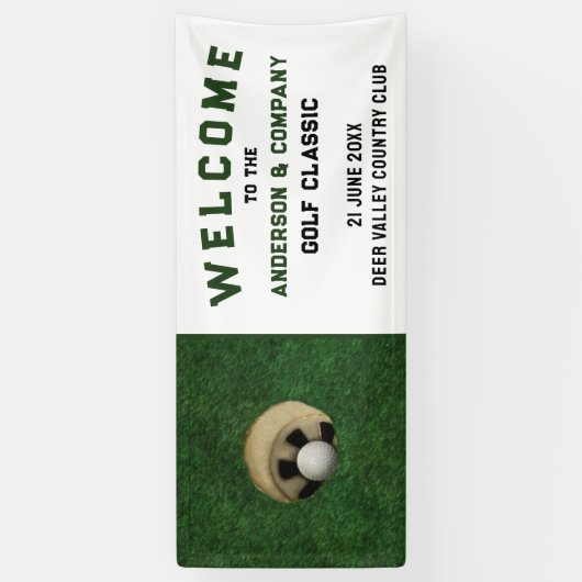 Golf Evenement Spandoek (Verticaal)